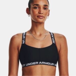 Under Armour Black Sports Bra with Logo Straps